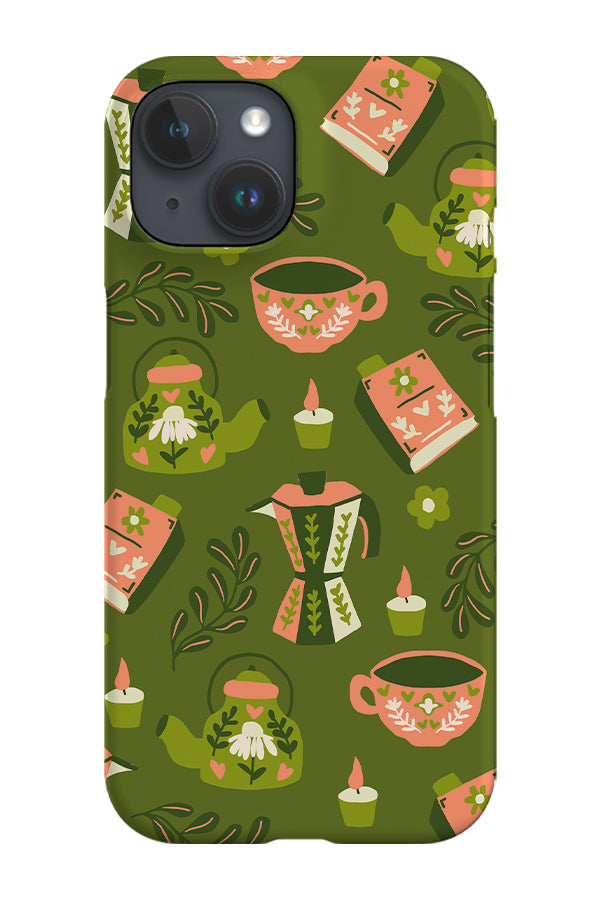 Scandinavian Hygge Scatter Phone Case (Green) | Harper & Blake