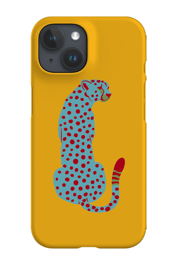 Minimalist Cheetah Phone Case (Yellow) | Harper & Blake
