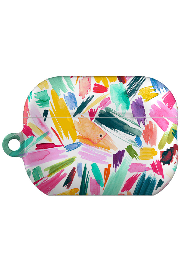 Watercolour Abstract Scratches By Ninola Design AirPod Pro Gen 2 Case | Harper & Blake