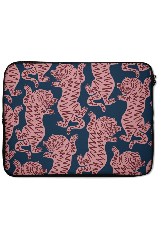 Abstract Tiger Laptop Sleeve (Dark Blue) | Harper & Blake