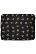 Bees Lux Laptop Sleeve (Black & Gold)