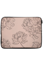 Classic Botanicals Peonies Laptop Sleeve (Pink)