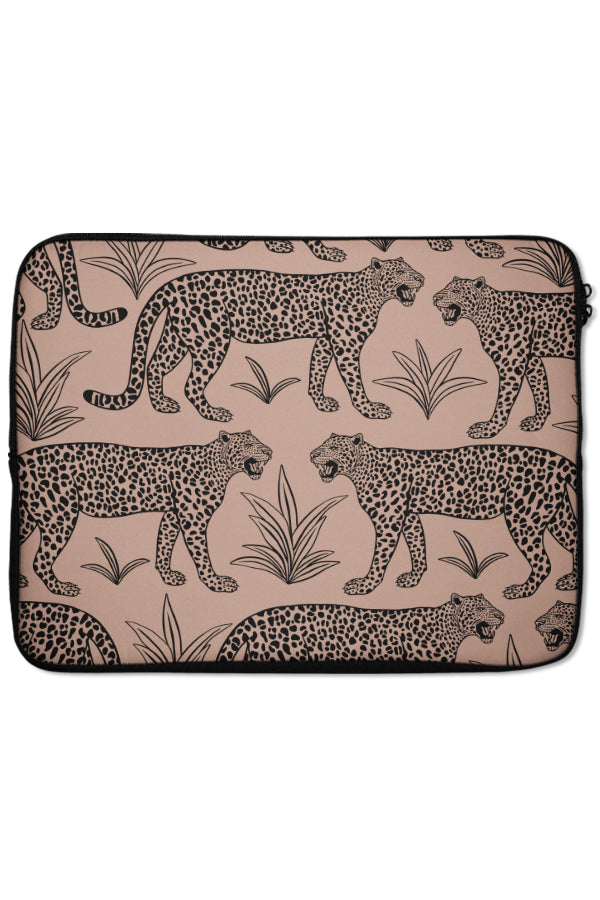 Leopard Scatter Laptop Sleeve (Pink) | Harper & Blake