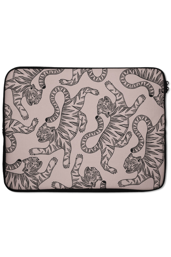 Two Tone Tiger Laptop Sleeve (Pink) | Harper & Blake