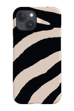 Zebra Fur Skin Phone Case (Monochrome)