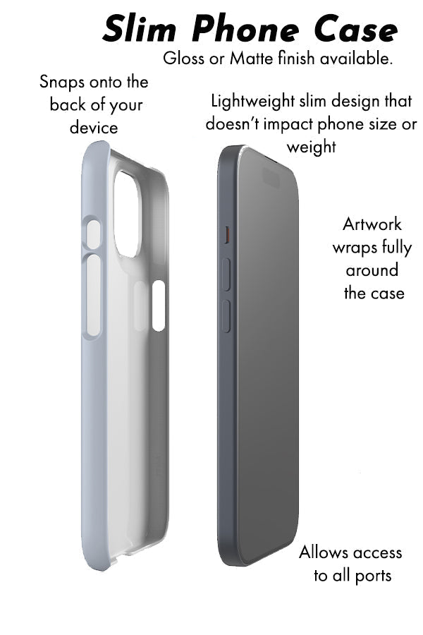 Stingray Line Art Phone Case (Khaki)