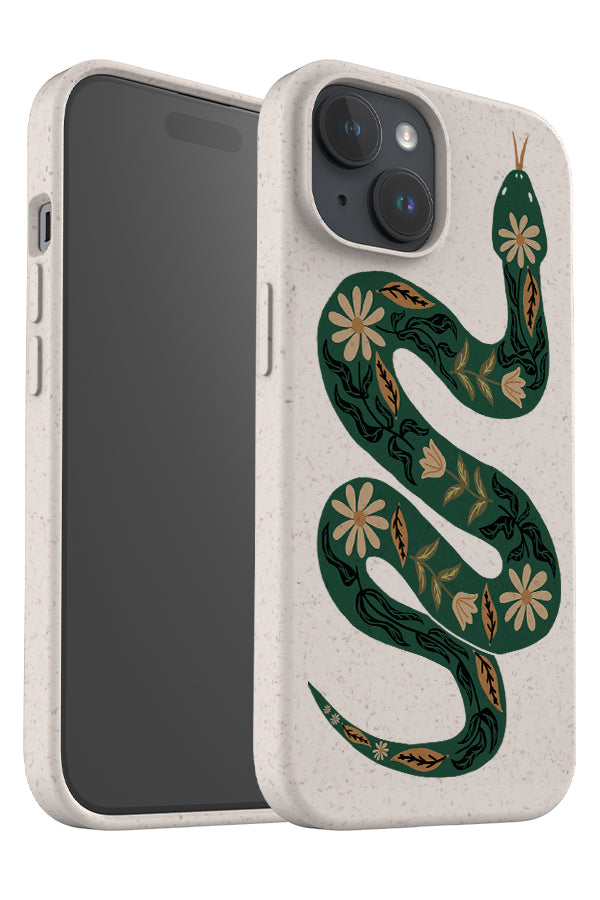 
                  
                    Floral Snake Eco Bamboo Phone Case (Green) | Harper & Blake
                  
                