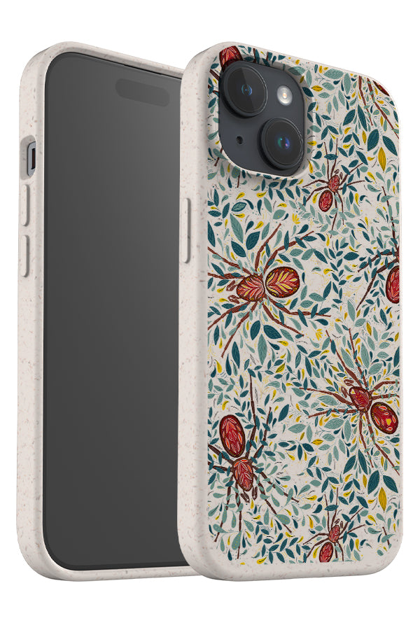 Hidden Spiders by Cassandra O’Leary Eco Bamboo Phone Case (Green) | Harper & Blake