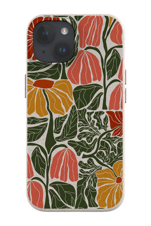 
            
                Load image into Gallery viewer, Abstract Flower Pattern Eco Bamboo Phone Case (Multicolour) | Harper &amp;amp; Blake
            
        