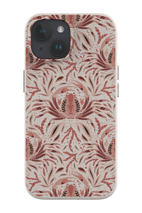 Even Crabs Can be Pretty by Cassandra O’Leary Eco Bamboo Phone Case (Red) | Harper & Blake