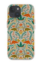 Joyful Jungle by Cassandra O’Leary Eco Bamboo Phone Case (Green)