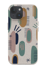 Midcentury Palm Springs Pattern by Kattern Design Eco Bamboo Phone Case