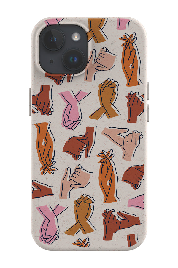 
                  
                    Hand Connections Eco Bamboo Phone Case (Colour) | Harper & Blake
                  
                