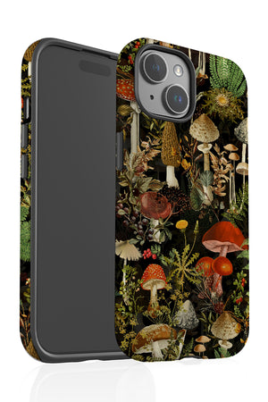 Vintage Mystic Forest Garden By Uta Naumann MagSafe Phone Case (Black) | Harper & Blake