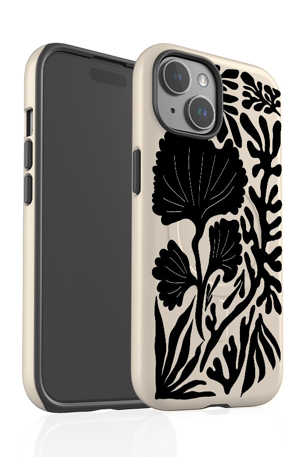 Abstract Coral Reef MagSafe Phone Case (Cream) | Harper & Blake