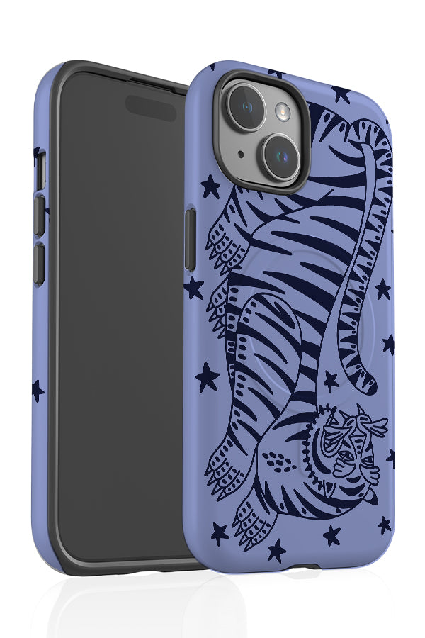 Bold Tiger MagSafe Phone Case (Blues) | Harper & Blake