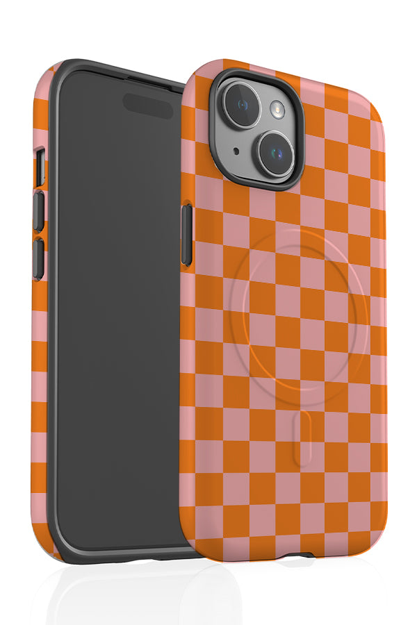 
                  
                    Checkered MagSafe Phone Case (Orange Pink) | Harper & Blake
                  
                