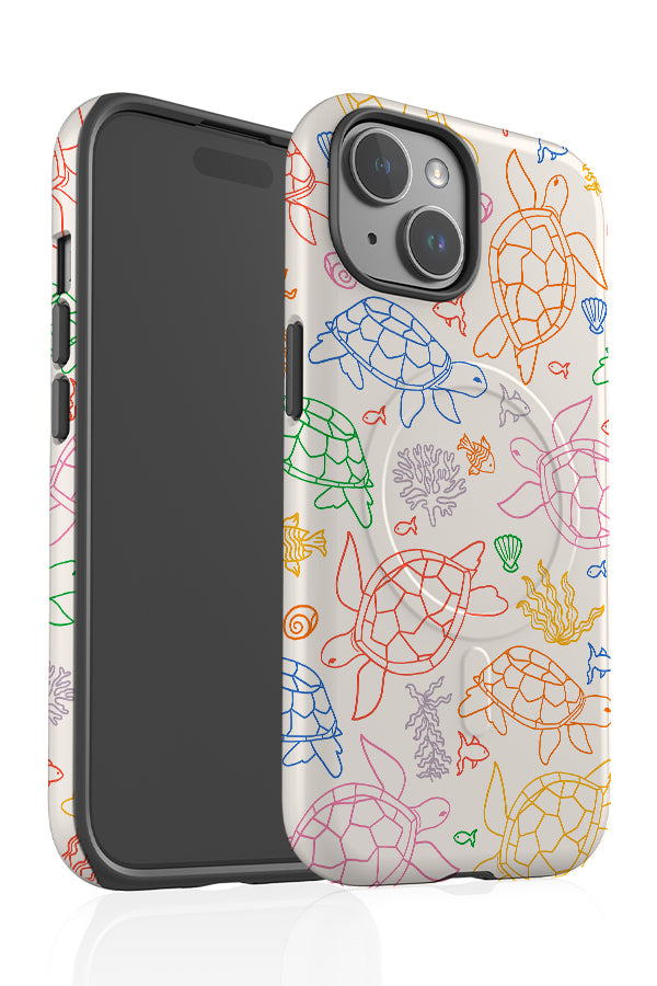 
                  
                    Line Art Turtle MagSafe Phone Case (Rainbow) | Harper & Blake
                  
                