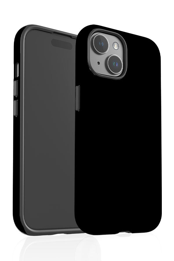 Black Plain Block Colour MagSafe Phone Case | Harper & Blake