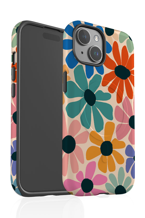Retro Fun Floral By Gavthomeu MagSafe Phone Case (Colourful) | Harper & Blake