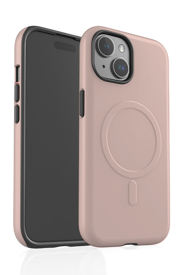 Still Tone Block Colour MagSafe Phone Case (Dusty Pink) | Harper & Blake