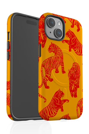 
            
                Load image into Gallery viewer, Tigers Pattern MagSafe Phone Case (Yellow) | Harper &amp;amp; Blake
            
        
