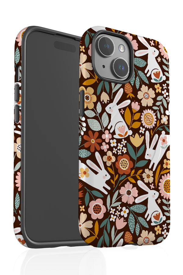 
                  
                    Floral Rabbits By Mirabelle Print MagSafe Phone Case (Dark) | Harper & Blake
                  
                