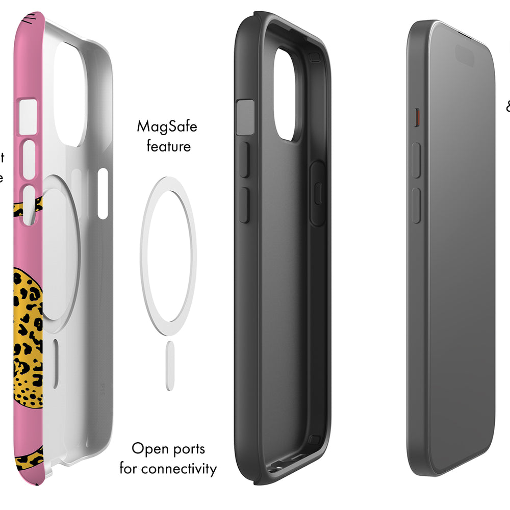 
                  
                    Leopard Animal MagSafe Phone Case (Pink) | Harper & Blake
                  
                