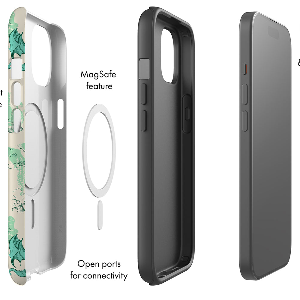 
                  
                    Dragon by Patternstate MagSafe Phone Case (Beige) | Harper & Blake
                  
                