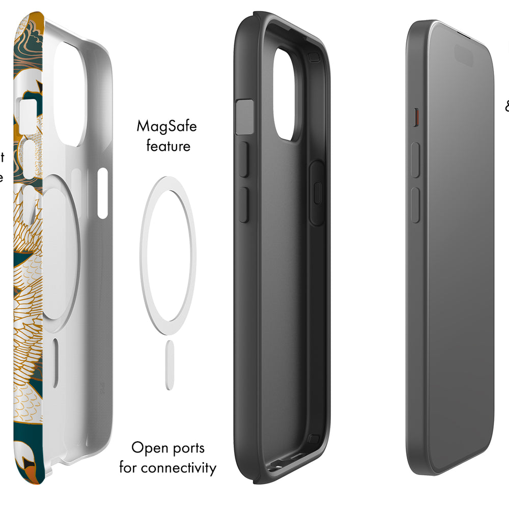 
                  
                    Swans by Cecilia Mok MagSafe Phone Case (Blue) | Harper & Blake
                  
                