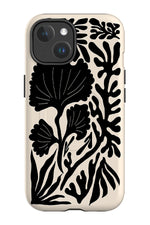 Abstract Coral Reef MagSafe Phone Case (Cream)