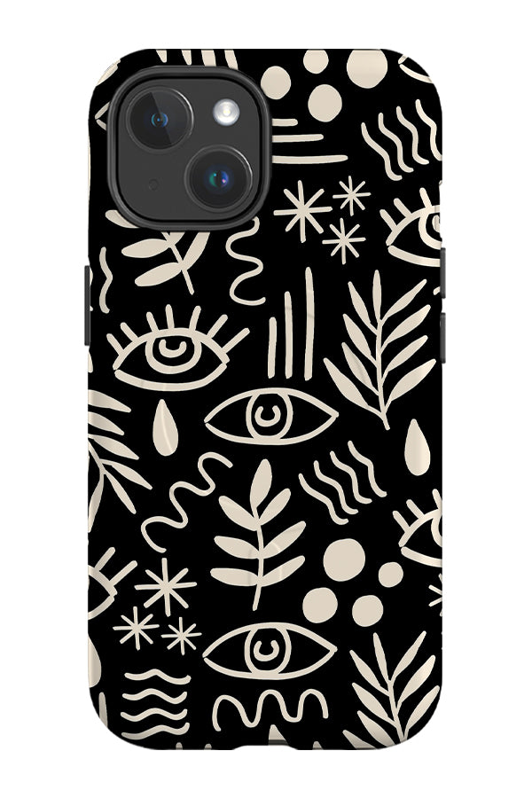Cubism Scatter MagSafe Phone Case (Black)
