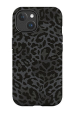 Leopard Print MagSafe Phone Case (Grey)