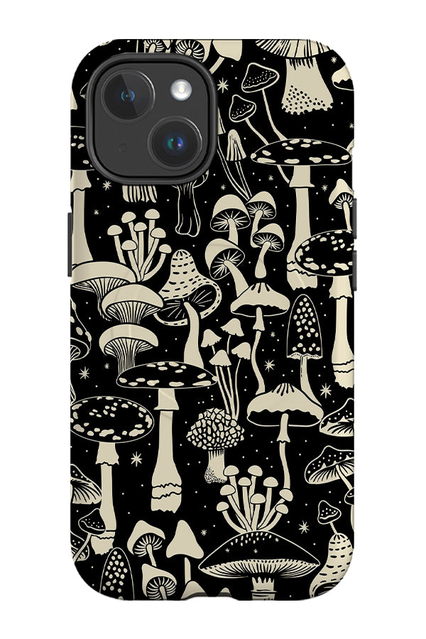 Mushroom Collection by Misentangledvision MagSafe Phone Case (Black) | Harper & Blake