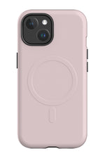 Pastel Pink Plain Block Colour MagSafe Phone Case