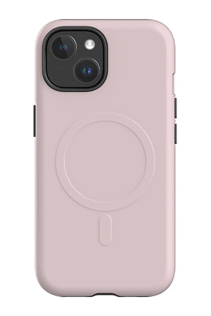 Pastel Pink Plain Block Colour MagSafe Phone Case | Harper & Blake