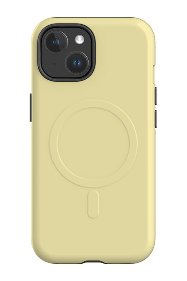 Plain Block Colour MagSafe Phone Case (Banana Yellow) | Harper & Blake