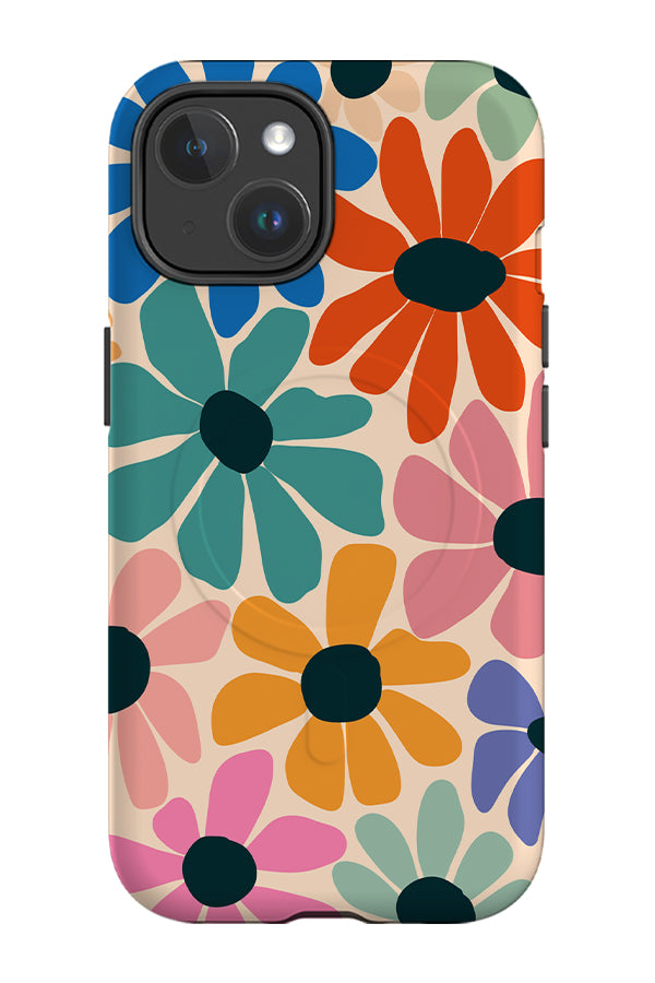 Retro Fun Floral By Gavthomeu MagSafe Phone Case (Colourful) | Harper & Blake