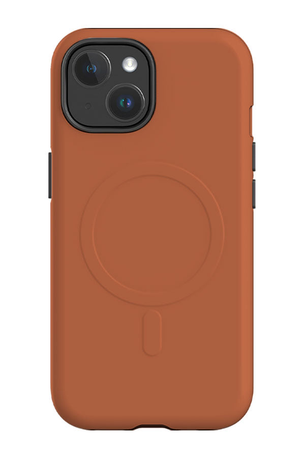 Still Tone Block Colour MagSafe Phone Case (Burnt Clay) | Harper & Blake