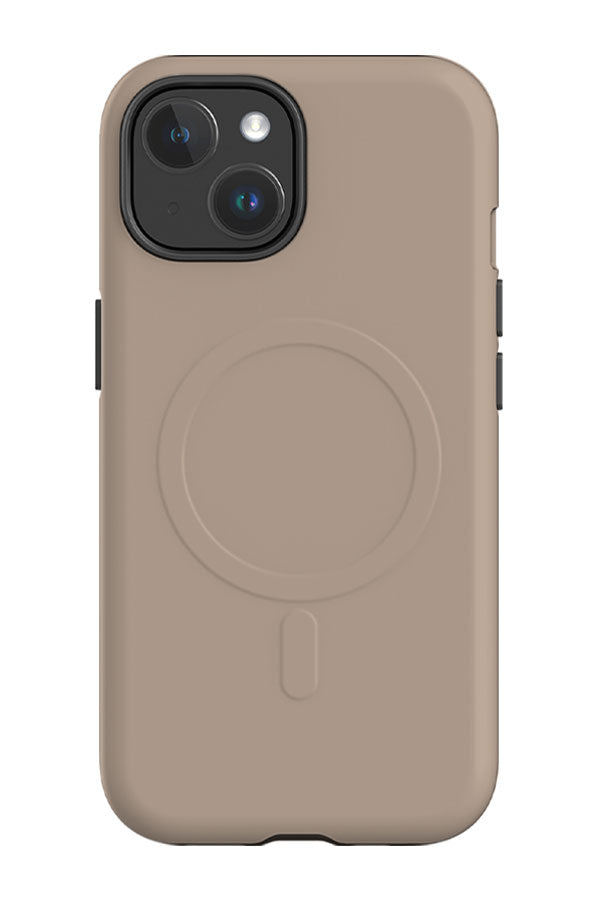 Still Tone Block Colour MagSafe Phone Case (Clay Taupe) | Harper & Blake
