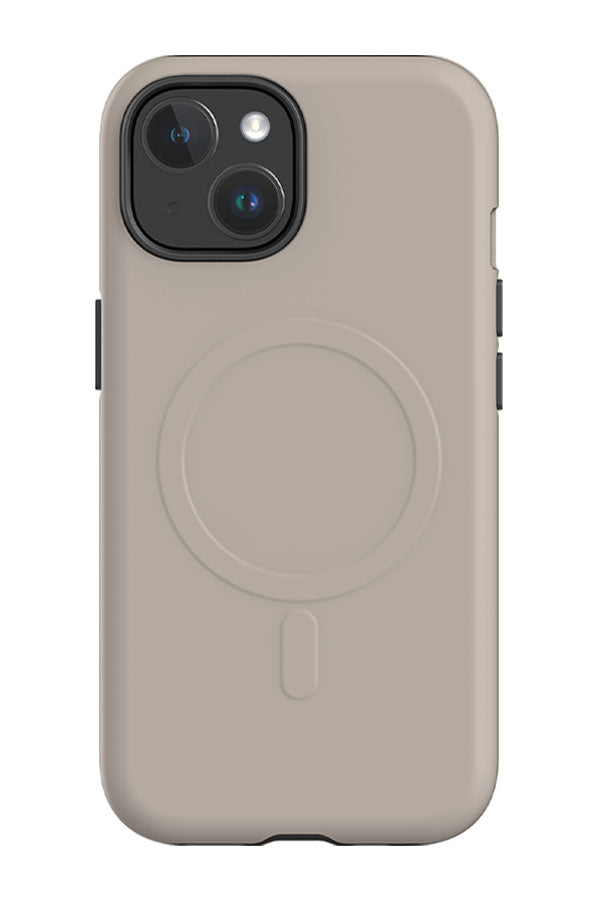 Still Tone Block Colour MagSafe Phone Case (Putty Grey) | Harper & Blake
