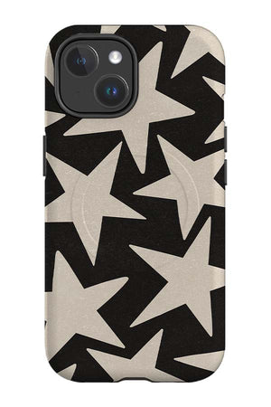 Vintage Large Stars MagSafe Phone Case (Black) | Harper & Blake