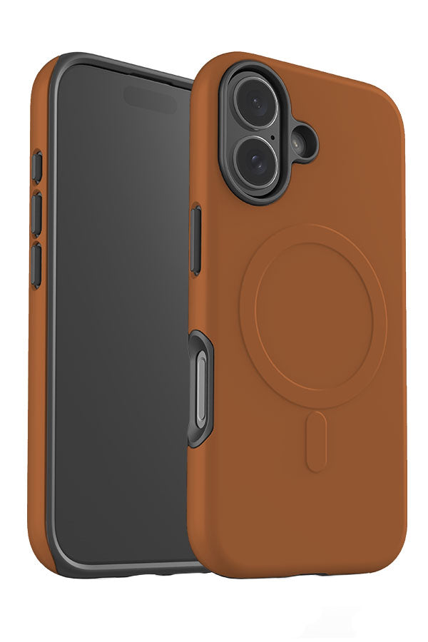 Still Tone Solid Colour MagSafe Phone Case (Burnt Terracotta) | Harper & Blake