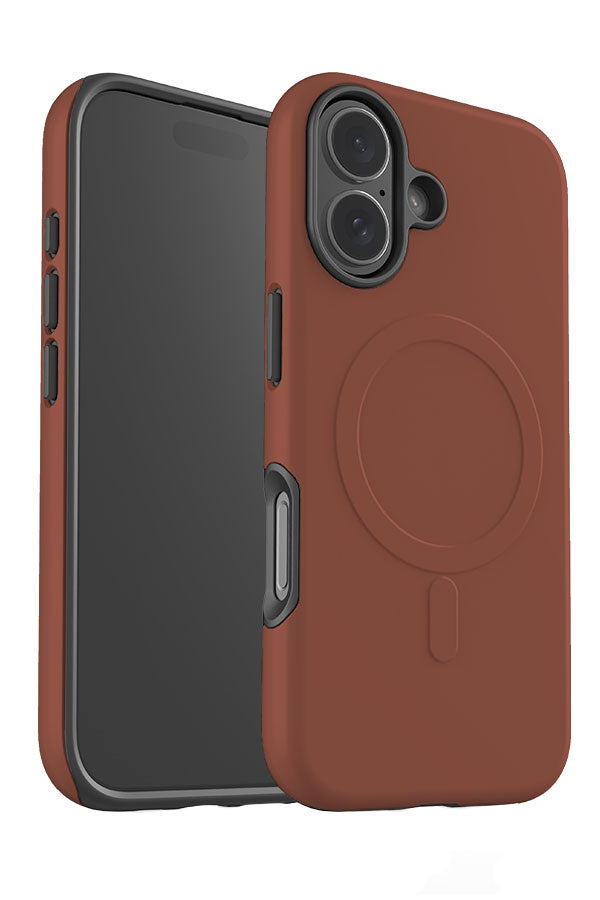 Still Tone Solid Colour MagSafe Phone Case (Clay Red) | Harper & Blake