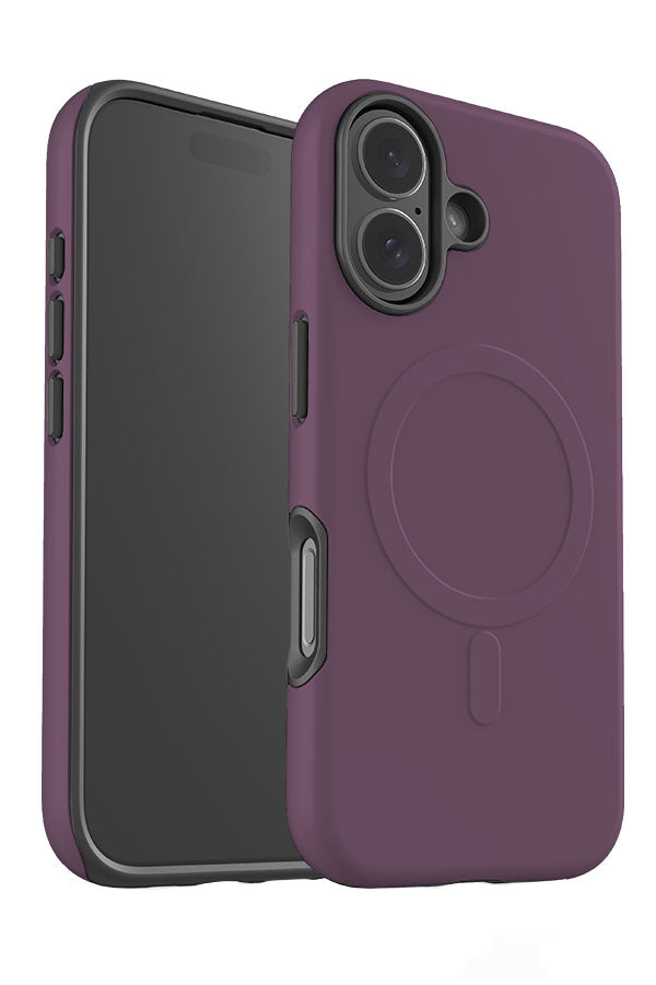 Still Tone Solid Colour MagSafe Phone Case (Dusty Plum) | Harper & Blake