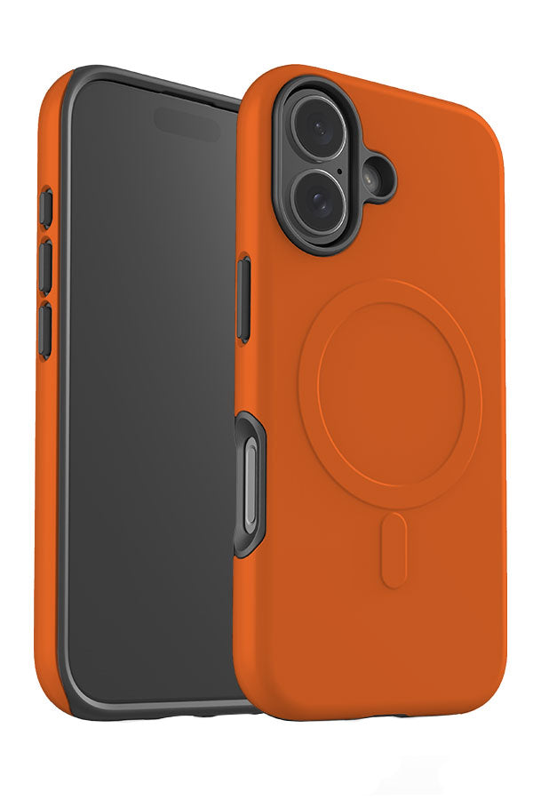 Still Tone Solid Colour MagSafe Phone Case (Signal Orange) | Harper & Blake