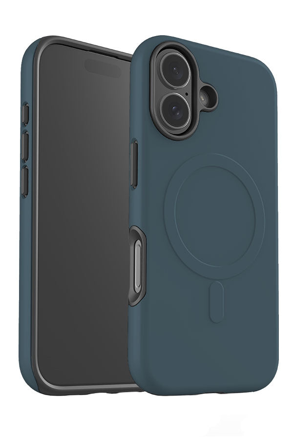 Still Tone Solid Colour MagSafe Phone Case (Slate Blue) | Harper & Blake