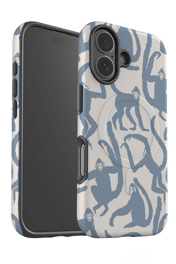 Soft Monkey MagSafe Phone Case | Harper & Blake (Dusty Blue)