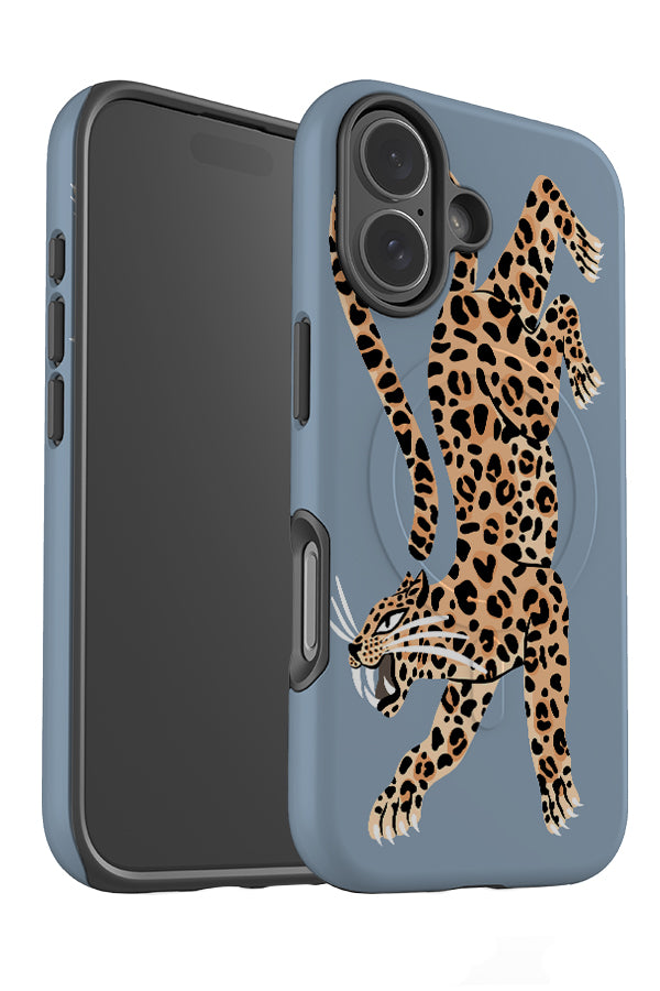 Still Leopard MagSafe Phone Case | Harper & Blake (Blue)