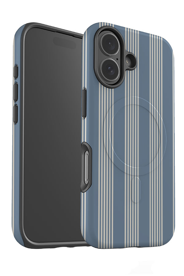 Tonal Line MagSafe Phone Case (Blue) | Harper & Blake